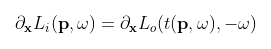 Diff. transport equation